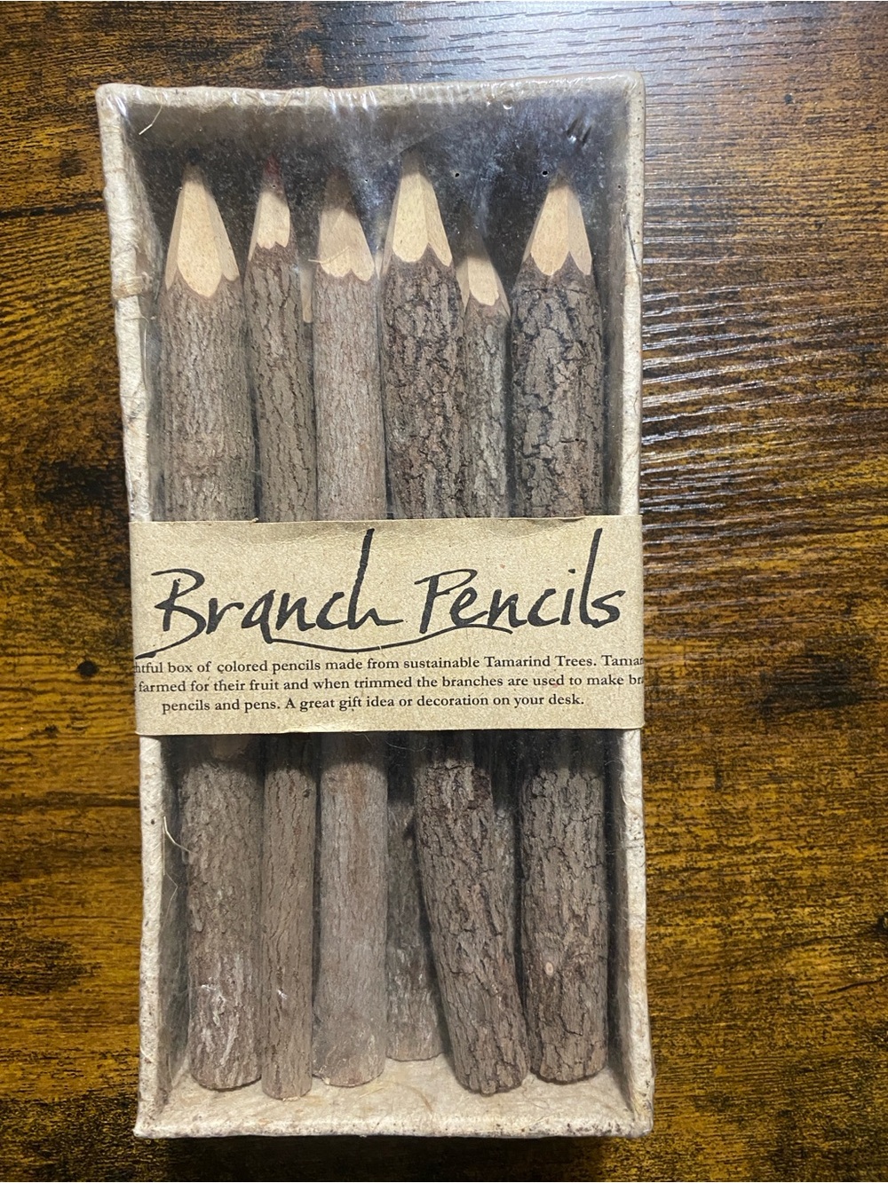 Rustic Brown Drawing Pencil Set